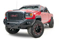 Fab Fours GM15-X2851-1 Matrix No Guard bumper for 2015-2019 GMC Sierra 2500HD/3500HD; installed winch and lights are separate