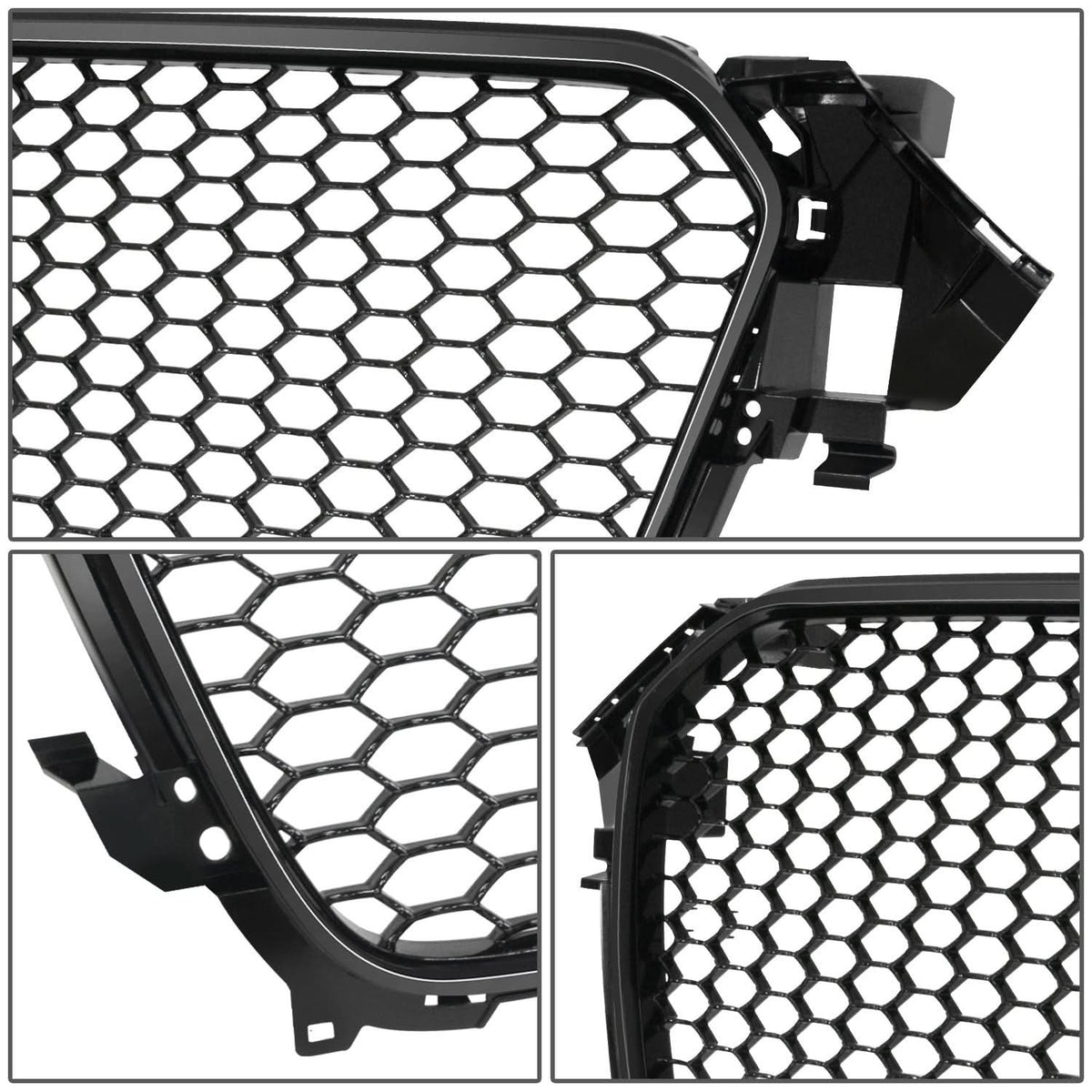 2013-2016 Audi A4 RS4 Style Front Grille Gloss Black