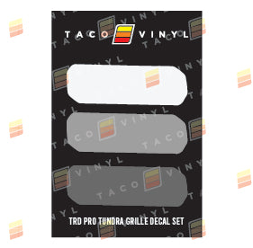 2014-2021 Tundra Grille Decals