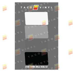 2014-2021 Tundra Grille Decals