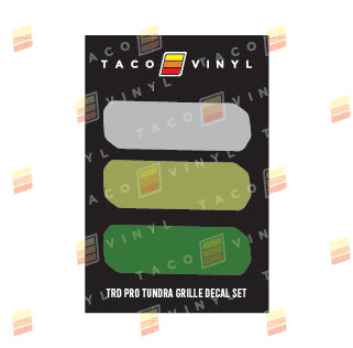 2014-2021 Tundra Grille Decals