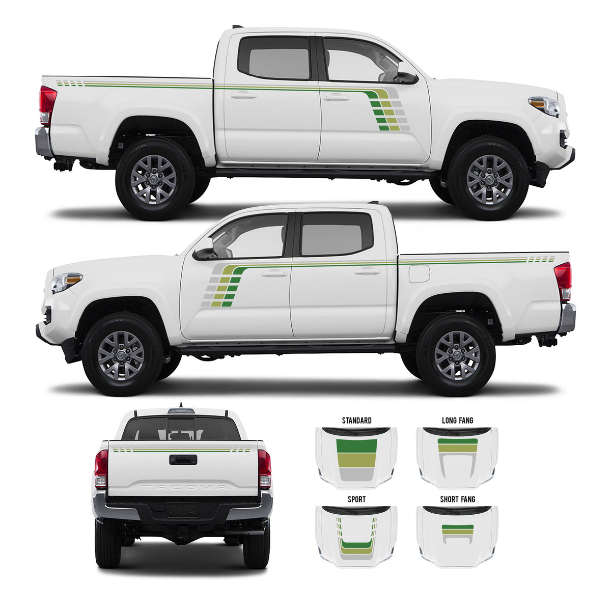 2016-2023 Tacoma Checkered Stripe Kit