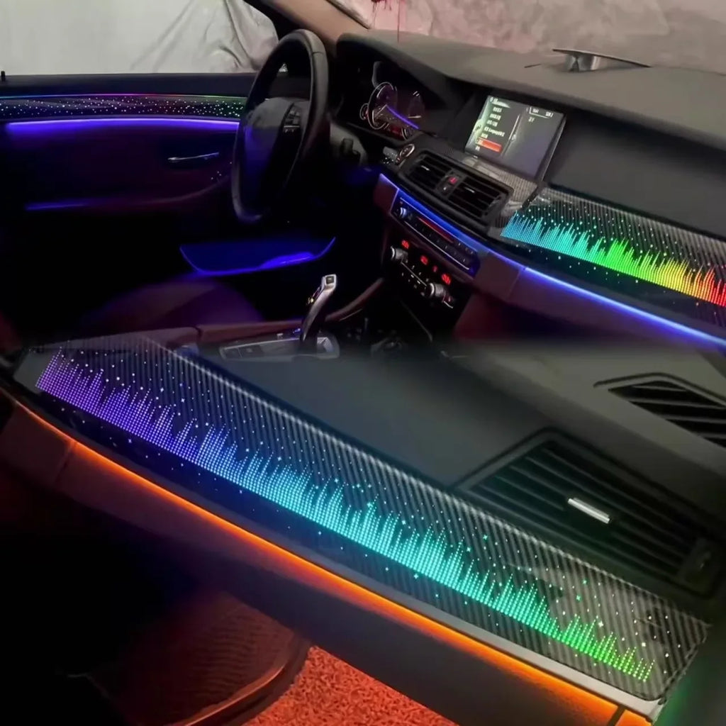 BMW 5 Series F10 / F11 / F18 Interior 64-Color Symphony Rainbow LED Ambient Light Bar Kit 2010 - 2017