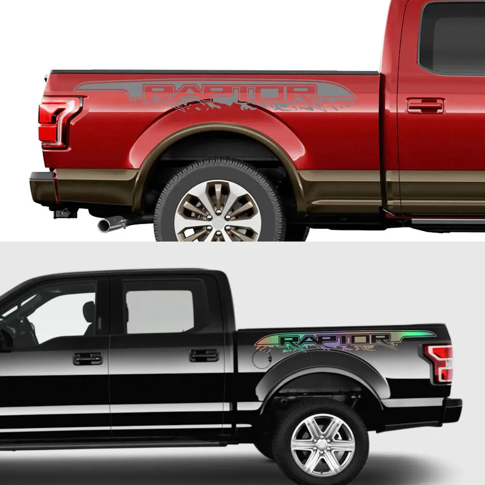 Mudslinger Trunk Side Door Decal for Ford F-150 Raptor SV (2007-2024) | Vinyl Sticker