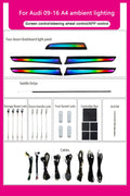 Audi A4 B8 Interior 64-Color Symphony LED Ambient Light Kit 2009 - 2016