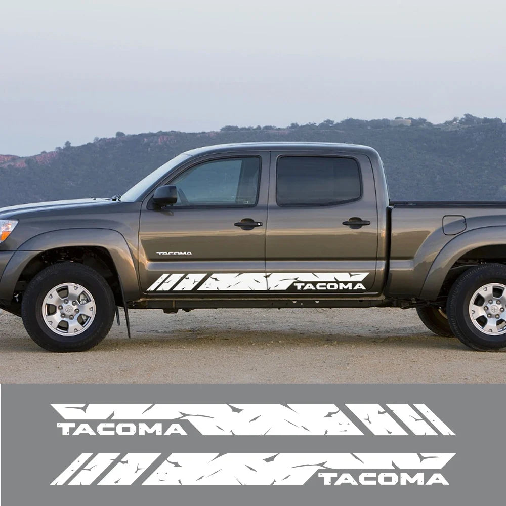 Door Side Skirt Stripe Decal for Toyota Tacoma | Custom Pickup Vinyl Graphic