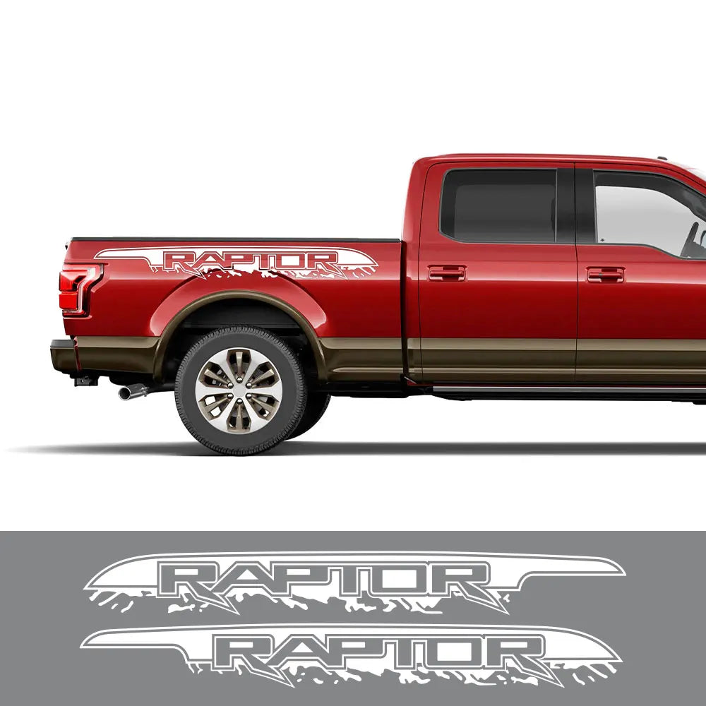 Mudslinger Trunk Side Door Decal for Ford F-150 Raptor SV (2007-2024) | Vinyl Sticker