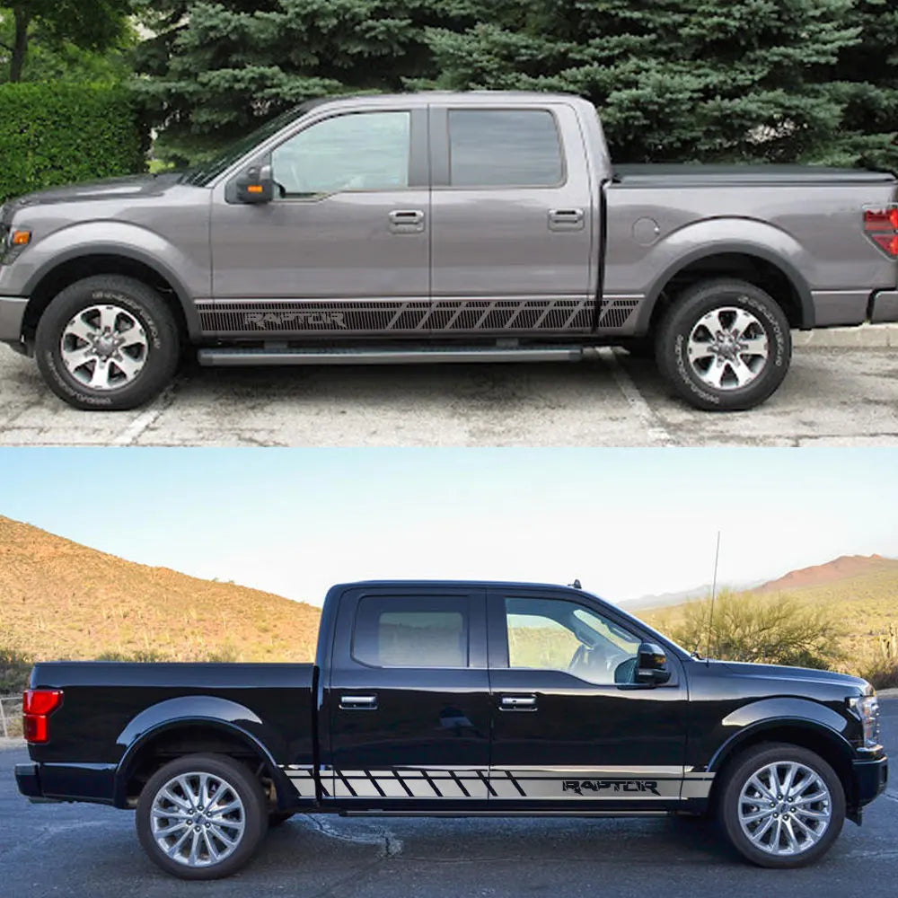 Door Side Body Stripe Decal for Ford F-150 Raptor | Vinyl Film Truck Graphic