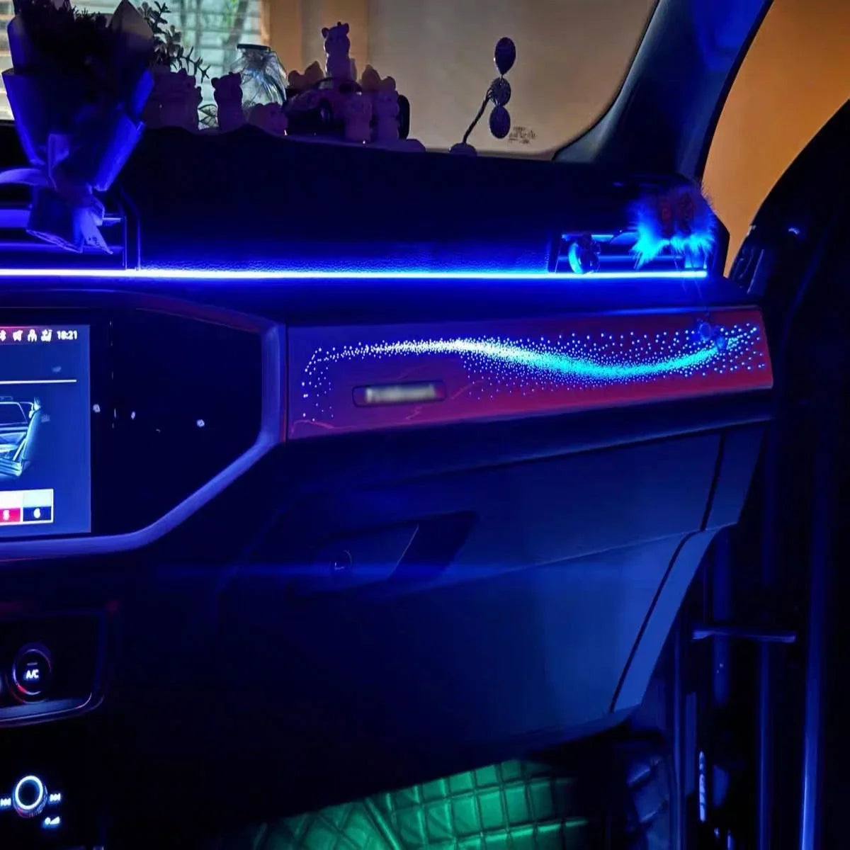 Audi Q3 Interior 64-Color Symphony Rainbow Dynamic LED Ambient Light Kit 2019 - 2025