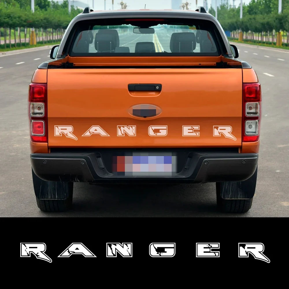 Tailgate Letter & Rear Tail Graphic Decal for Ford Ranger | Custom Vinyl Truck Sticker