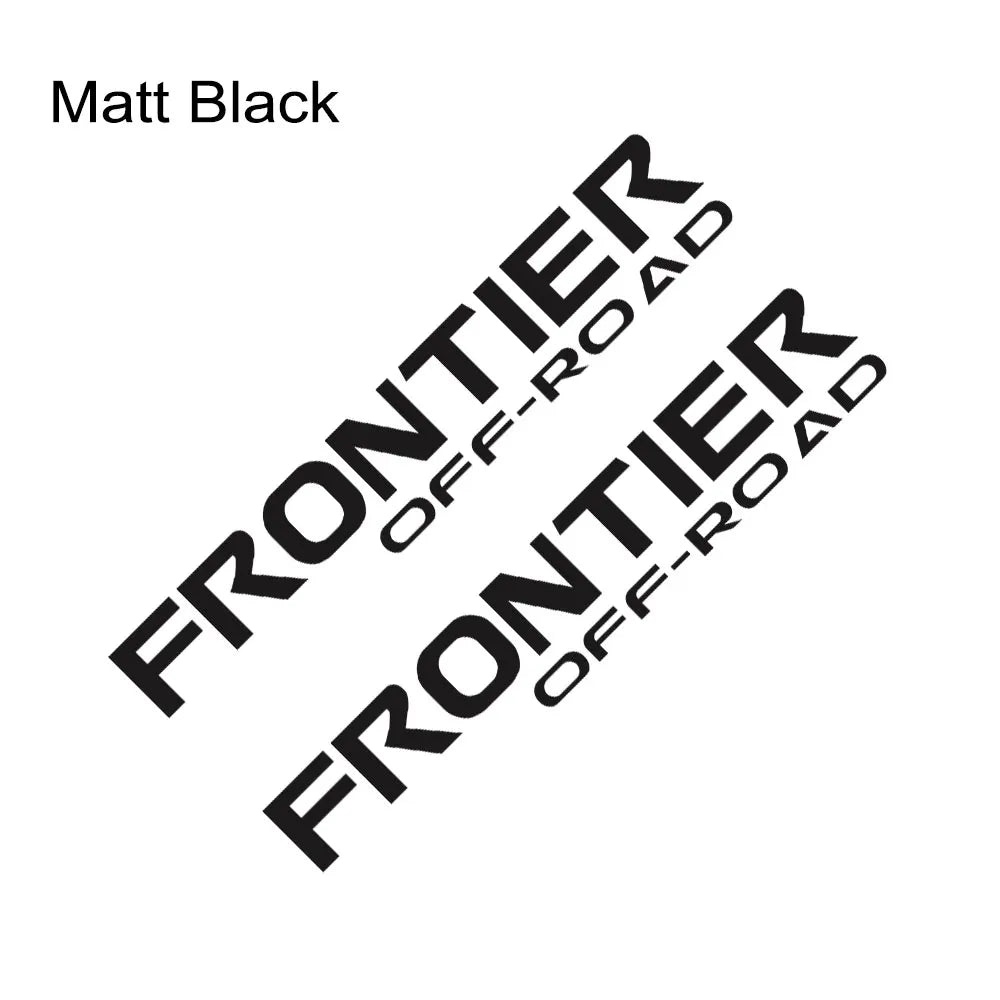 Trunk Bed Side Graphic Decal for Nissan Frontier | 2-Piece Pickup Vinyl Sticker