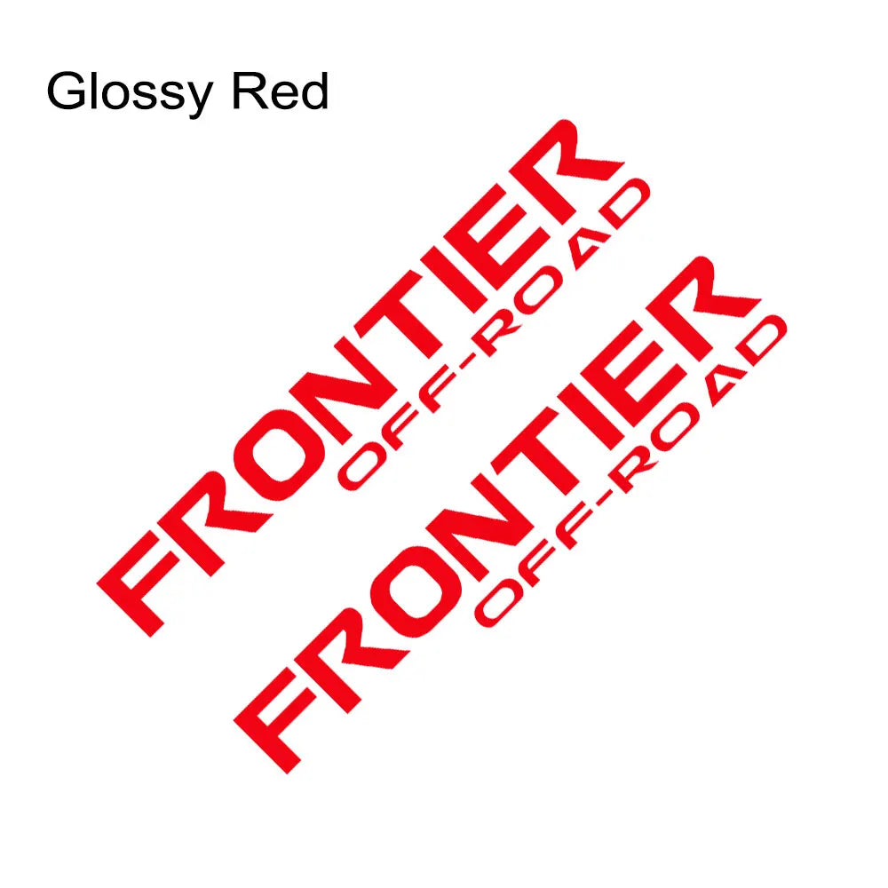 Trunk Bed Side Graphic Decal for Nissan Frontier | 2-Piece Pickup Vinyl Sticker
