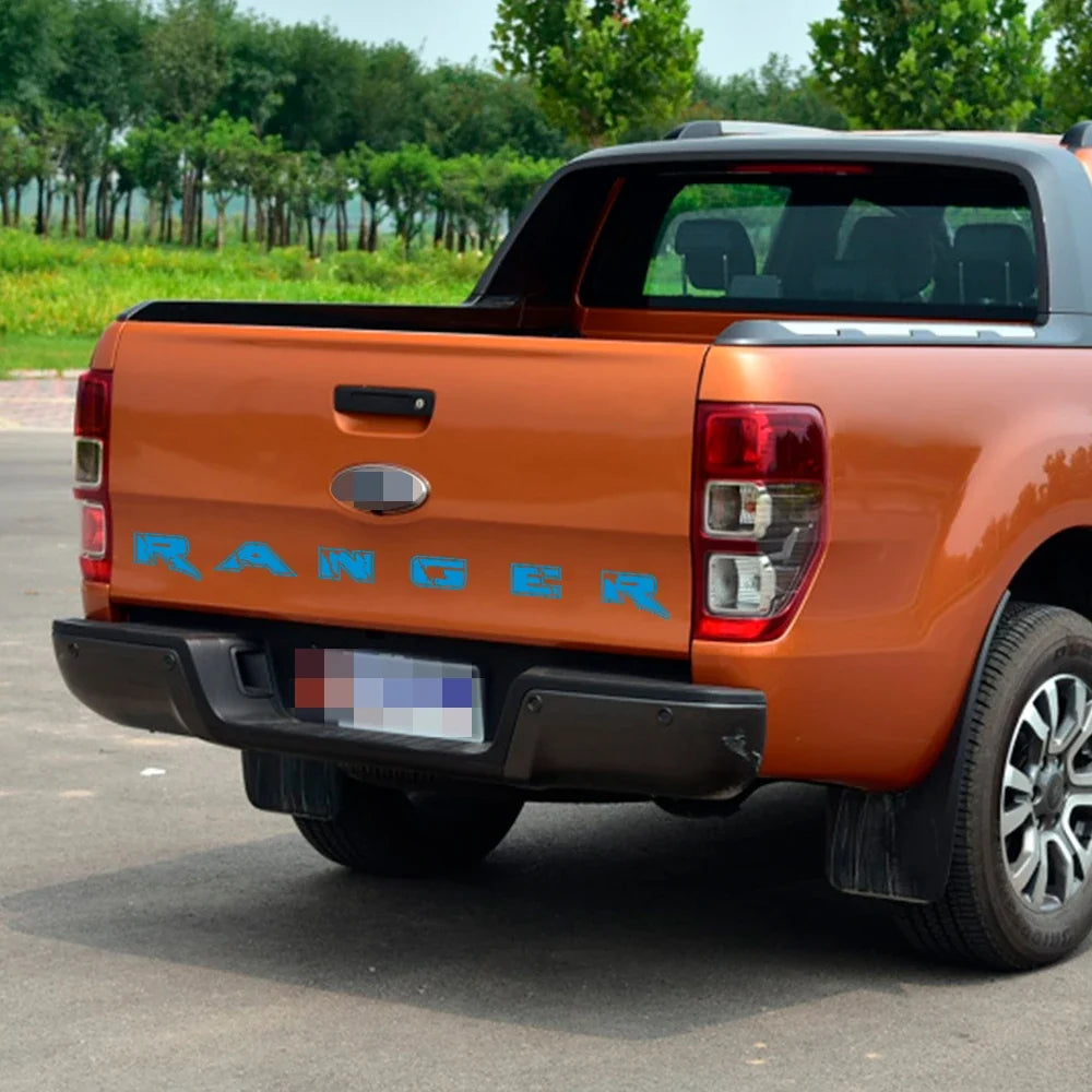 Tailgate Letter & Rear Tail Graphic Decal for Ford Ranger | Custom Vinyl Truck Sticker