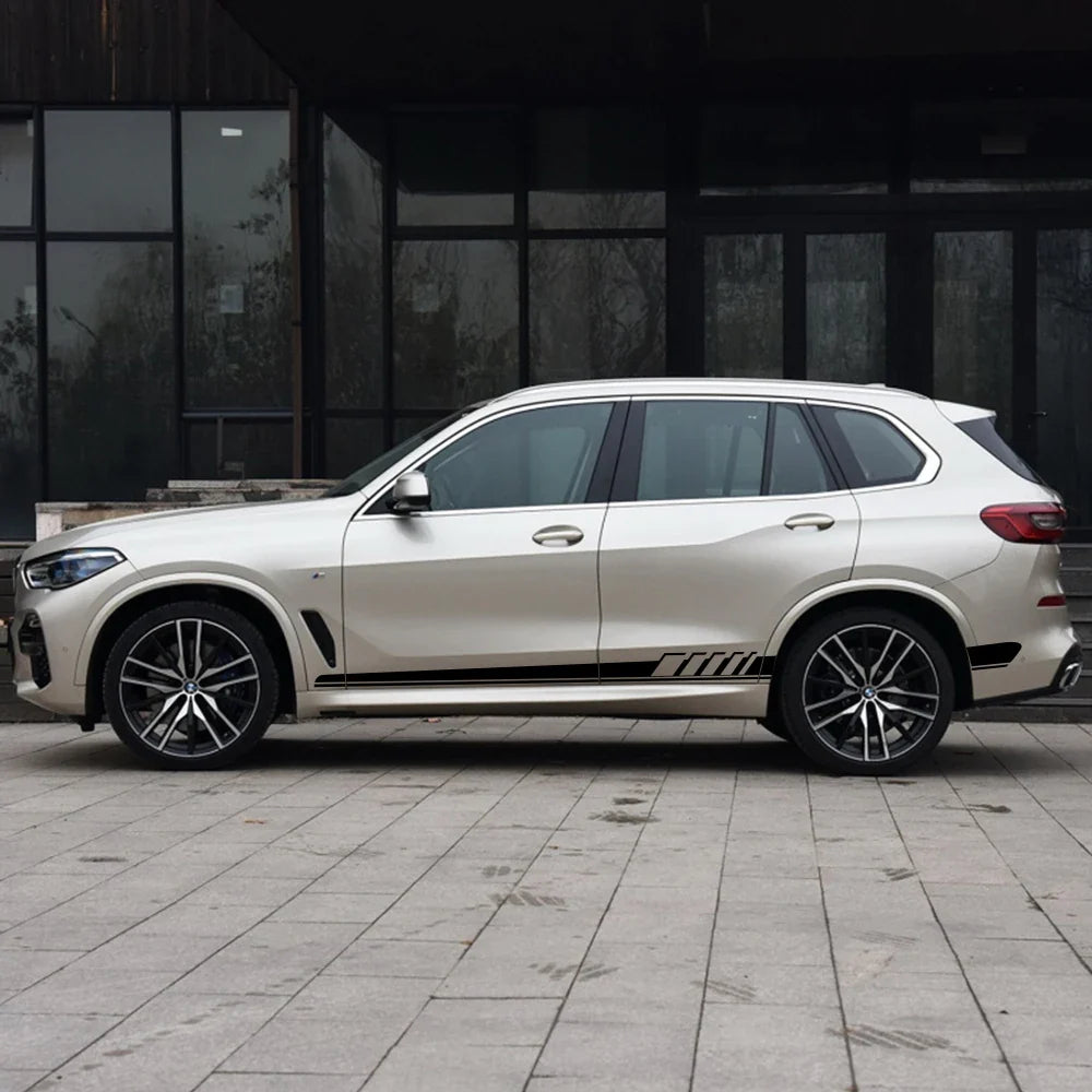 Side Stripe Body Decal for BMW X5 / X3 / X6 / X1 / X2 / X4 / X7 / M2 / M3 / M4 / M5 | Full Lineup Vinyl