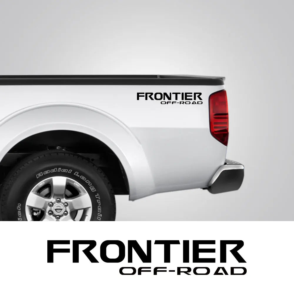 Trunk Bed Side Graphic Decal for Nissan Frontier | 2-Piece Pickup Vinyl Sticker