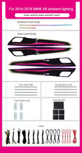 BMW X5 F15 / X6 F16 Interior 64-Color Galaxy Style LED Ambient Light Kit 2013 - 2018