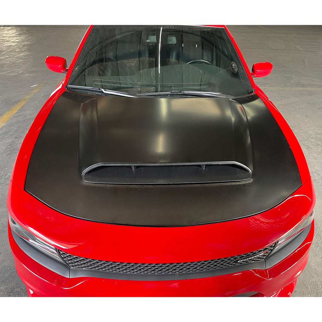 2015-2023 Dodge Charger Hood w/ Vent Demon Style Car Hood Aluminum