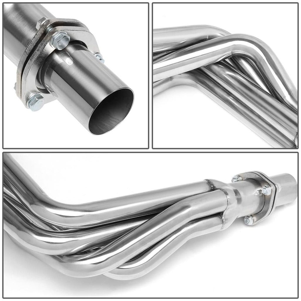 80-82 Ford F-150 F-250 F-350 5.8L 6.6L V8 Long Tube Header Stainless Steel