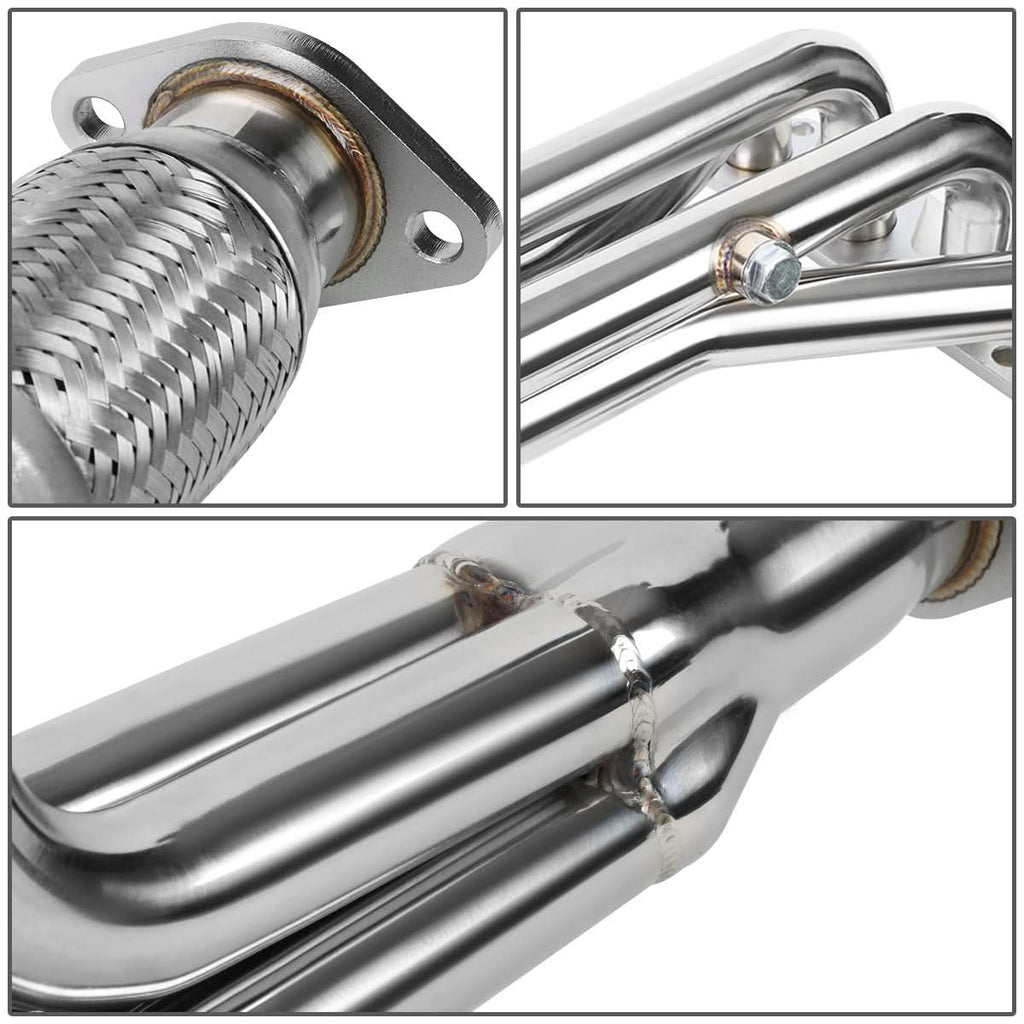 06-11 Hyundai Accent Header with Midpipe Stainless Steel