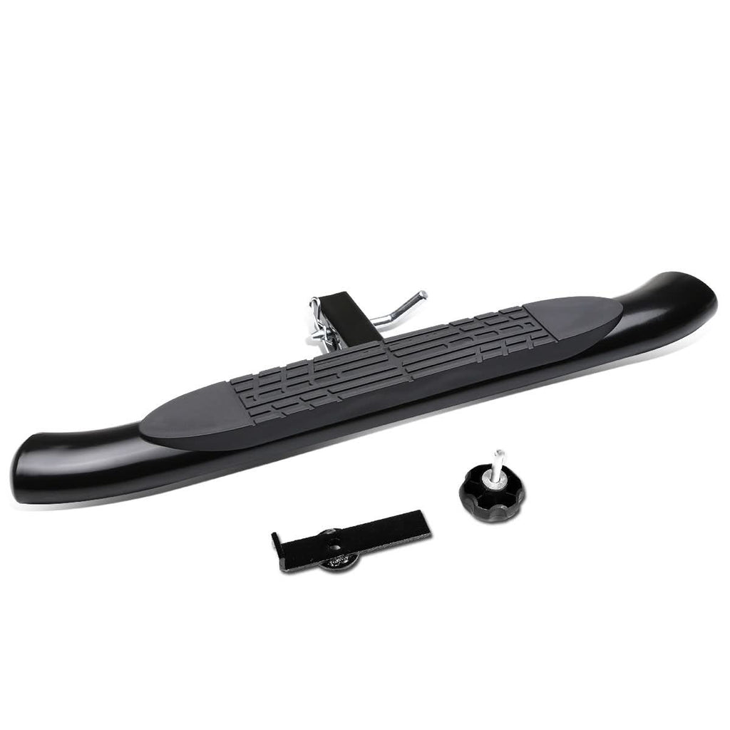 2 Inch Receiver Hitch Step - 37 Inch 4 Inch Oval Step Black