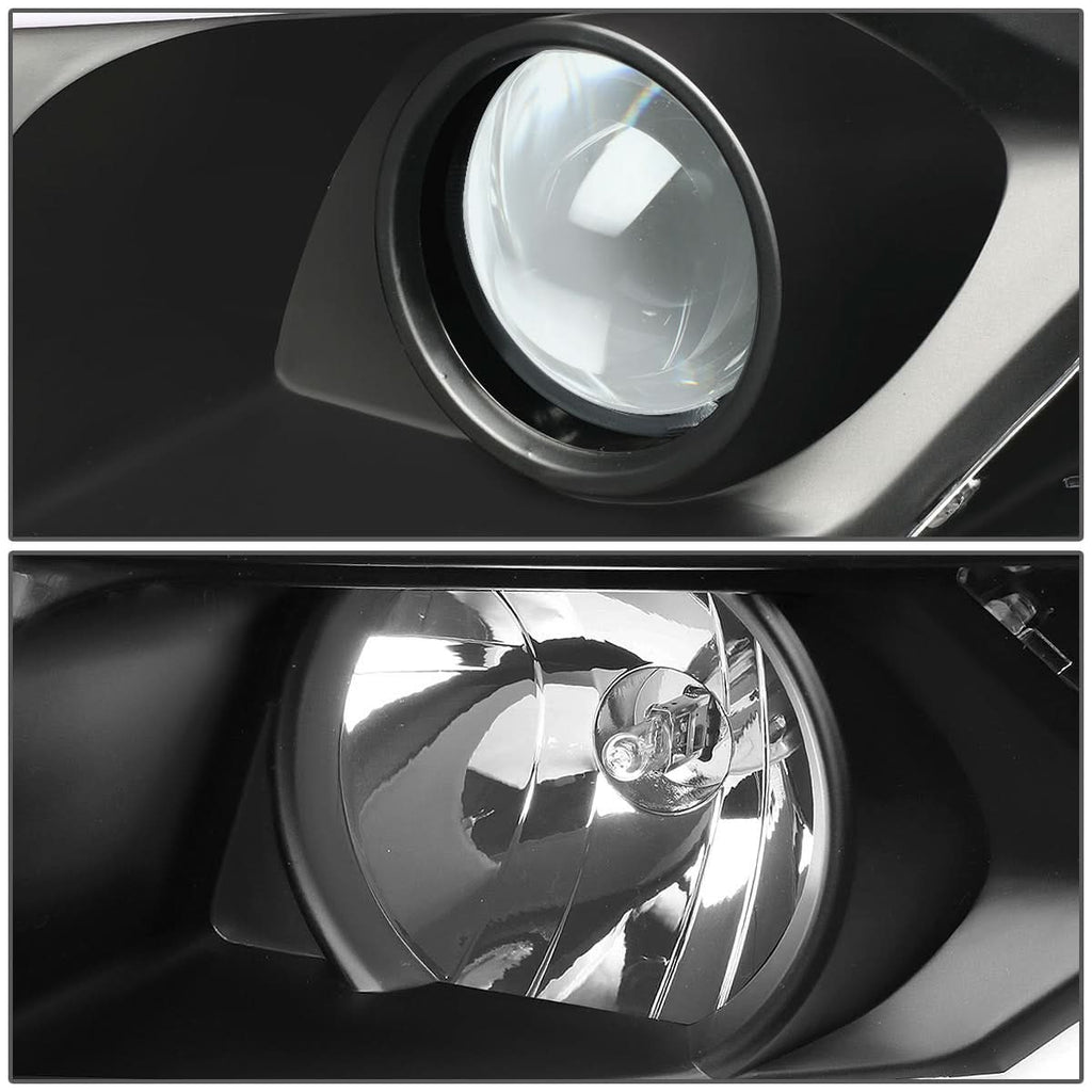 07-13 Chevrolet Silverado LED DRL Headlights - Black Housing