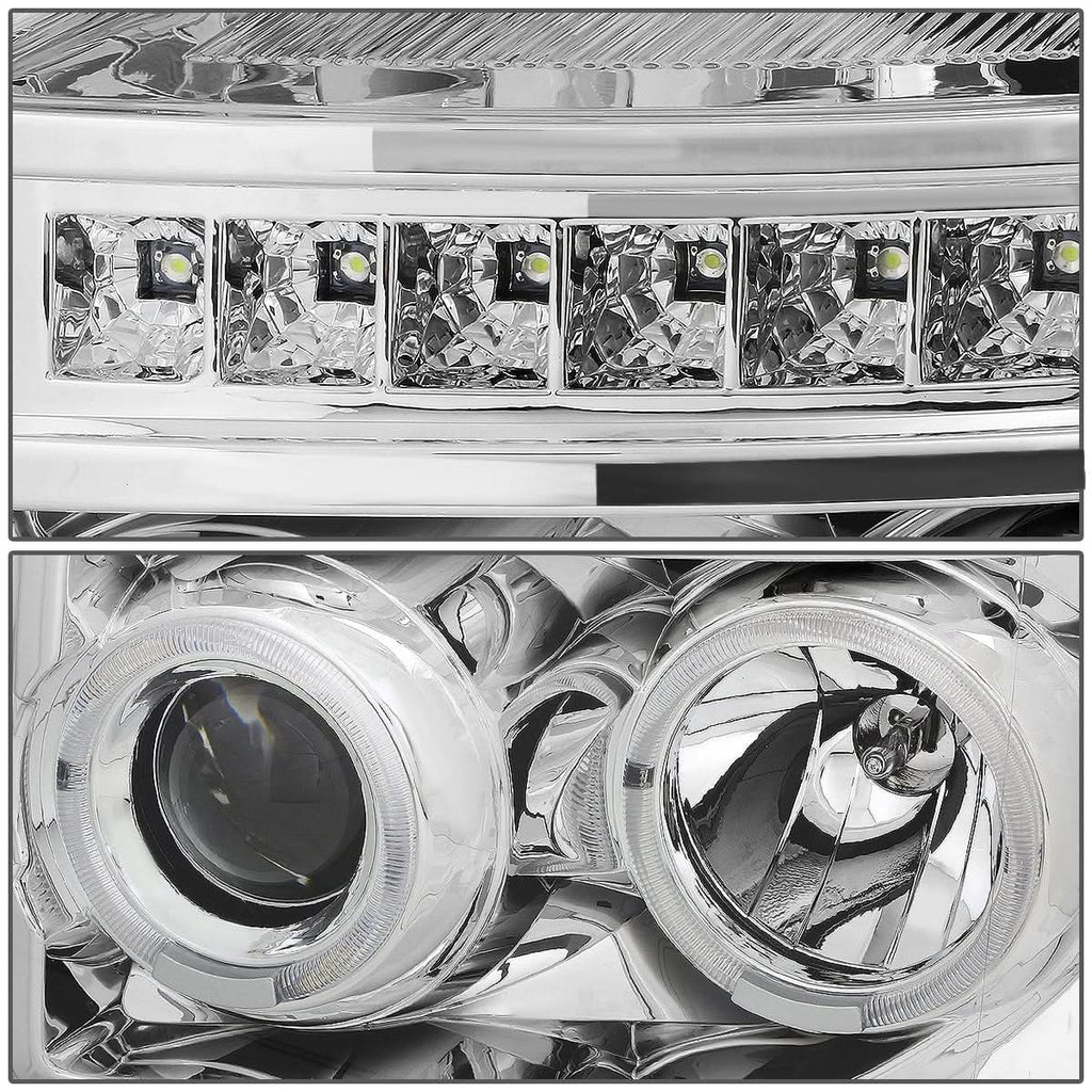 2011-2016 Ford F-250 F-350 F-450 F-550 LED Halo Projector Headlights