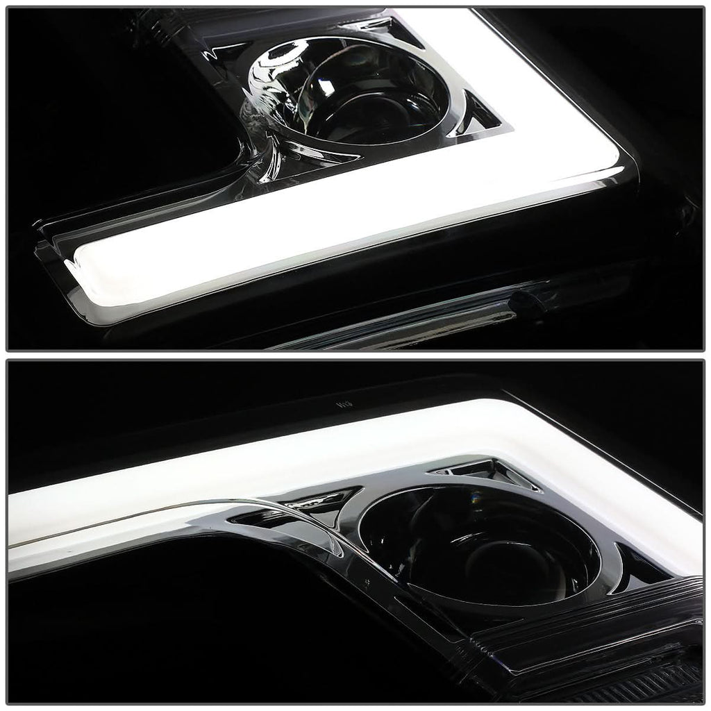 2017-2019 Ford F-250 F-350 F-450 F-550 Super Duty 3D LED DRL Projector Headlights