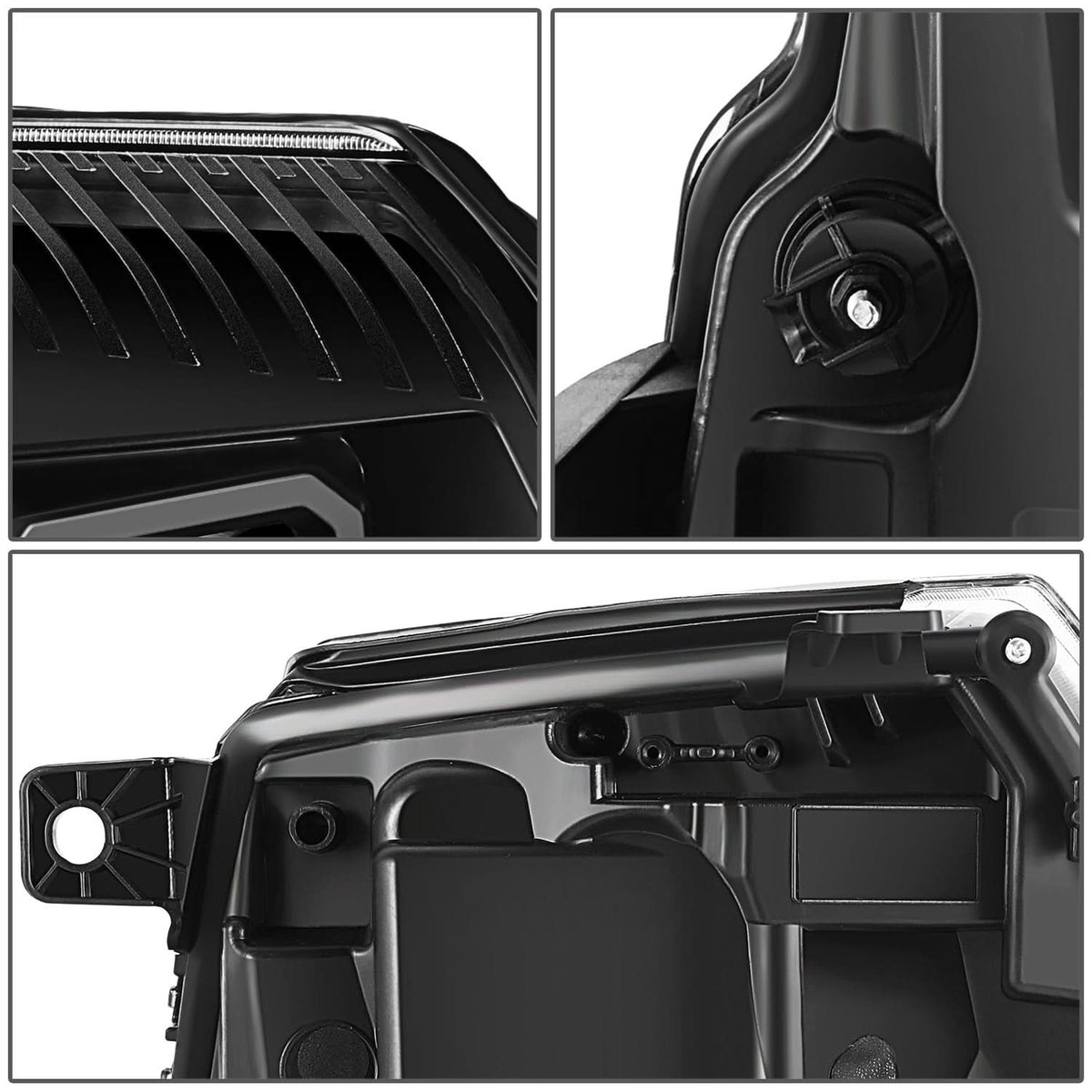 07-14 Cadillac Escalade Quad Projector LED Switchback Headlights