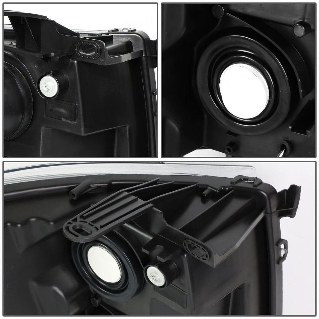 07-14 Chevrolet Silverado LED Reflector Headlights Chrome Housing