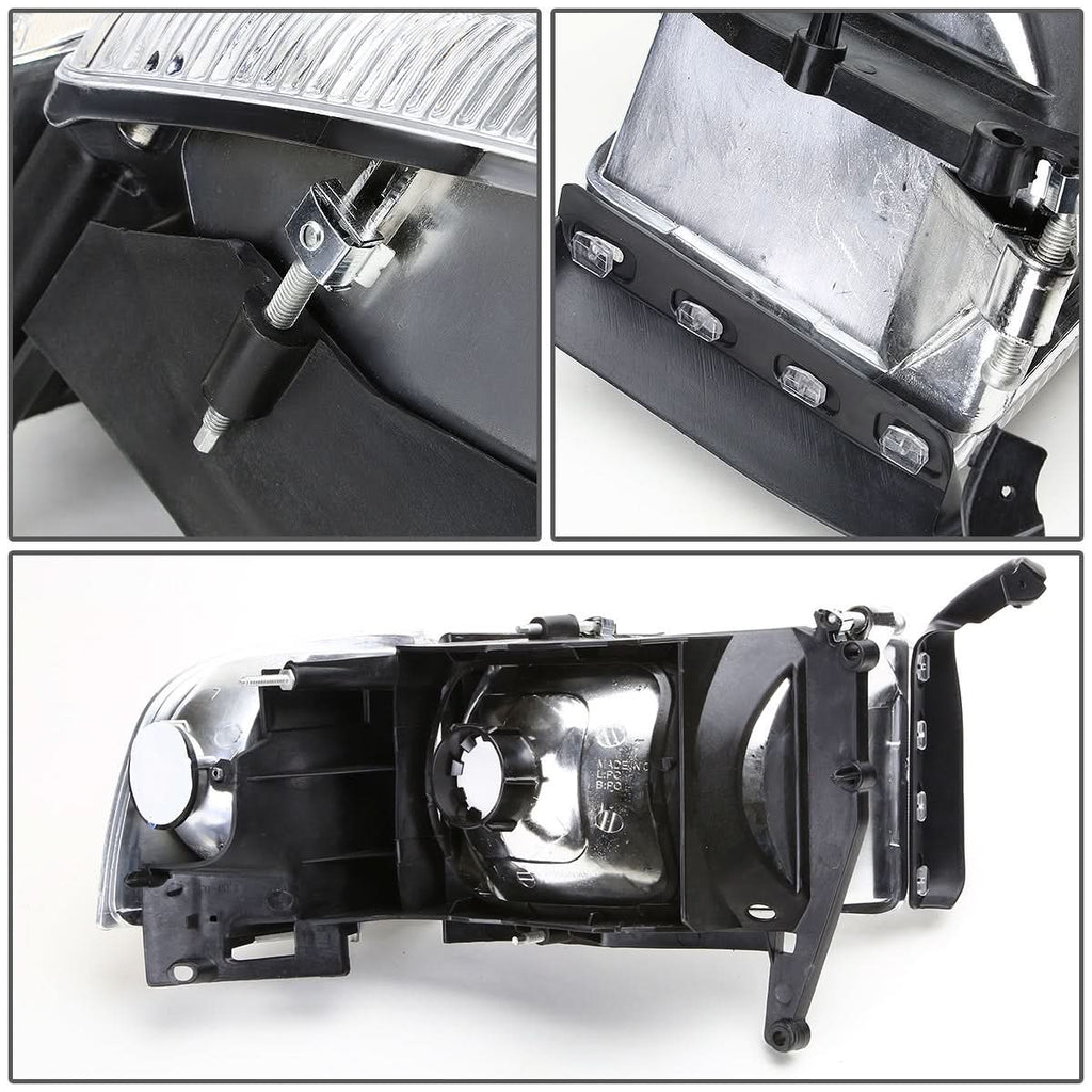 94-02 Dodge Ram OE Style Chrome Headlight - Left Side