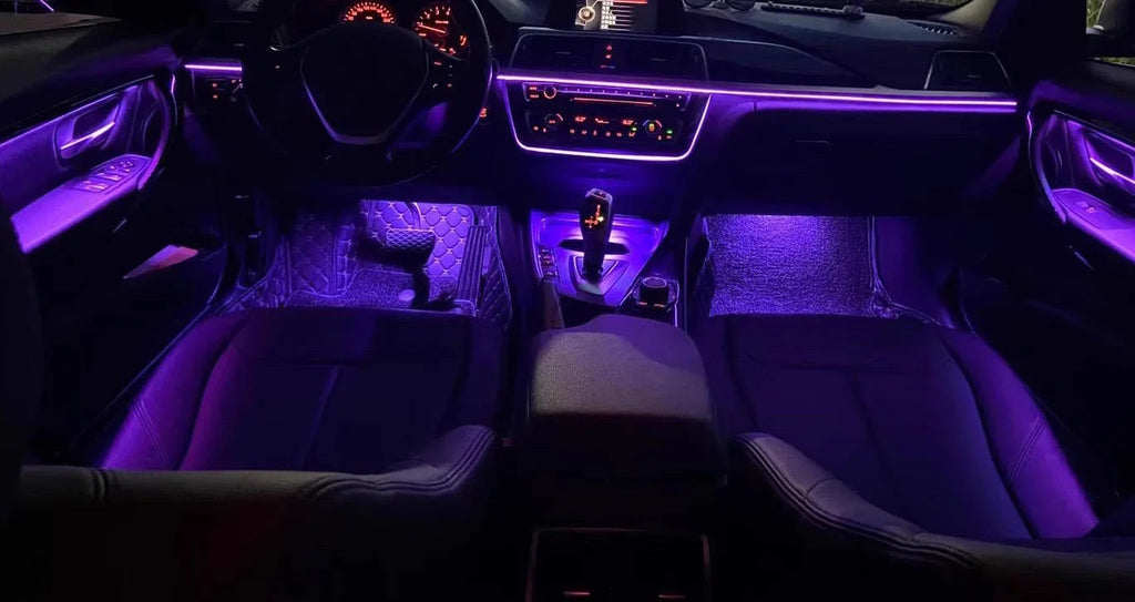 BMW 3 Series F30 / F31 / F35 Interior 64-Color Symphony LED Ambient Light Kit 2013 - 2019