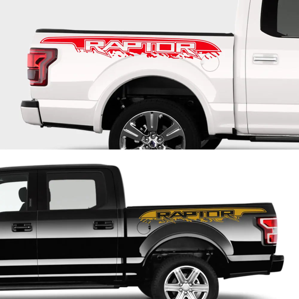 Mudslinger Trunk Side Door Decal for Ford F-150 Raptor SV (2007-2024) | Vinyl Sticker