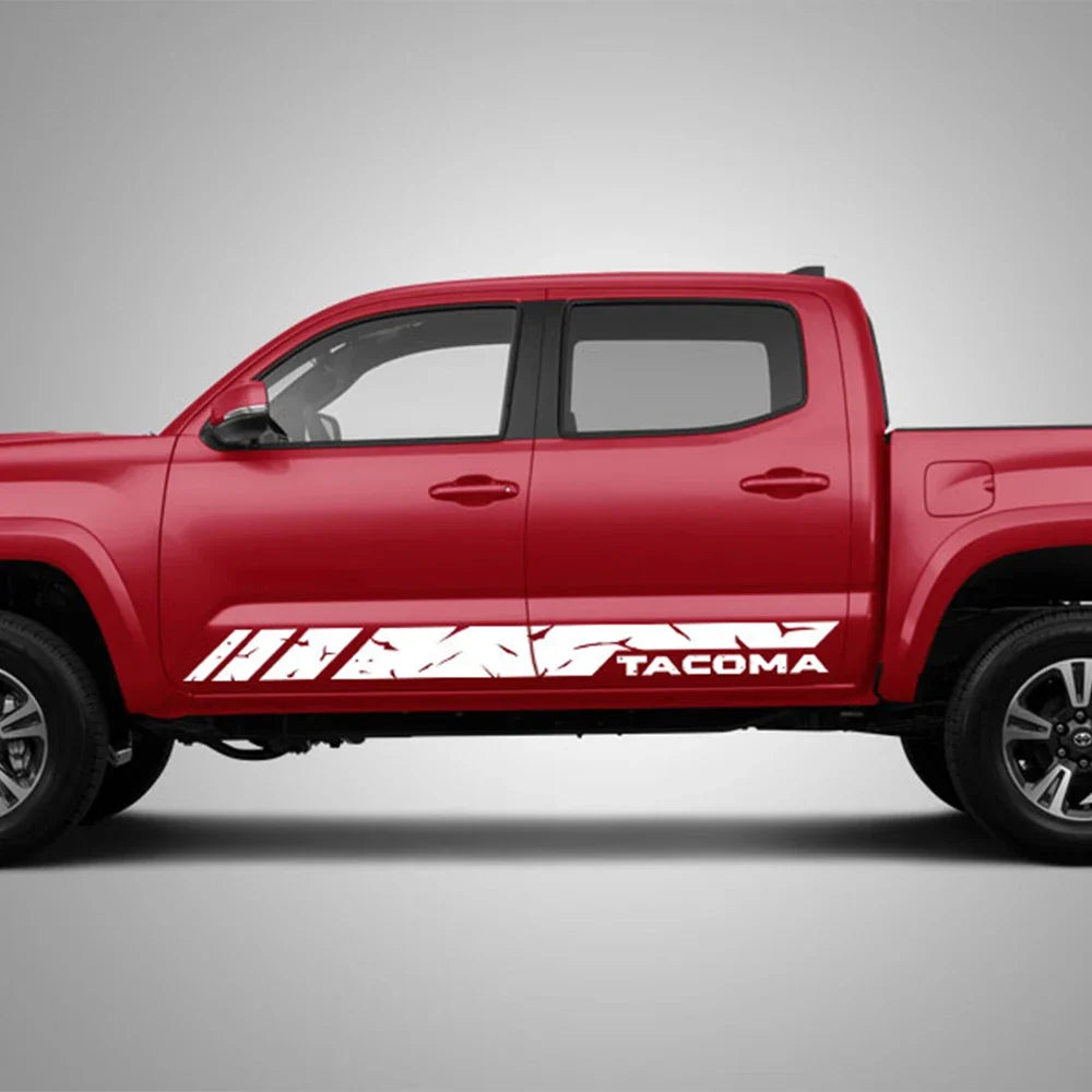Door Side Skirt Stripe Decal for Toyota Tacoma | Custom Pickup Vinyl Graphic