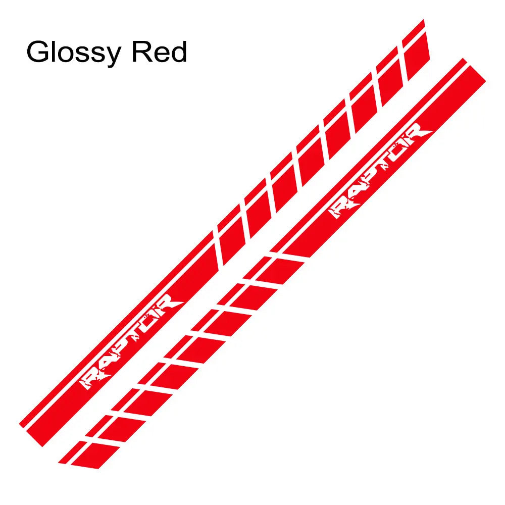 Door Side Body Stripe Decal for Ford F-150 Raptor | Vinyl Film Truck Graphic