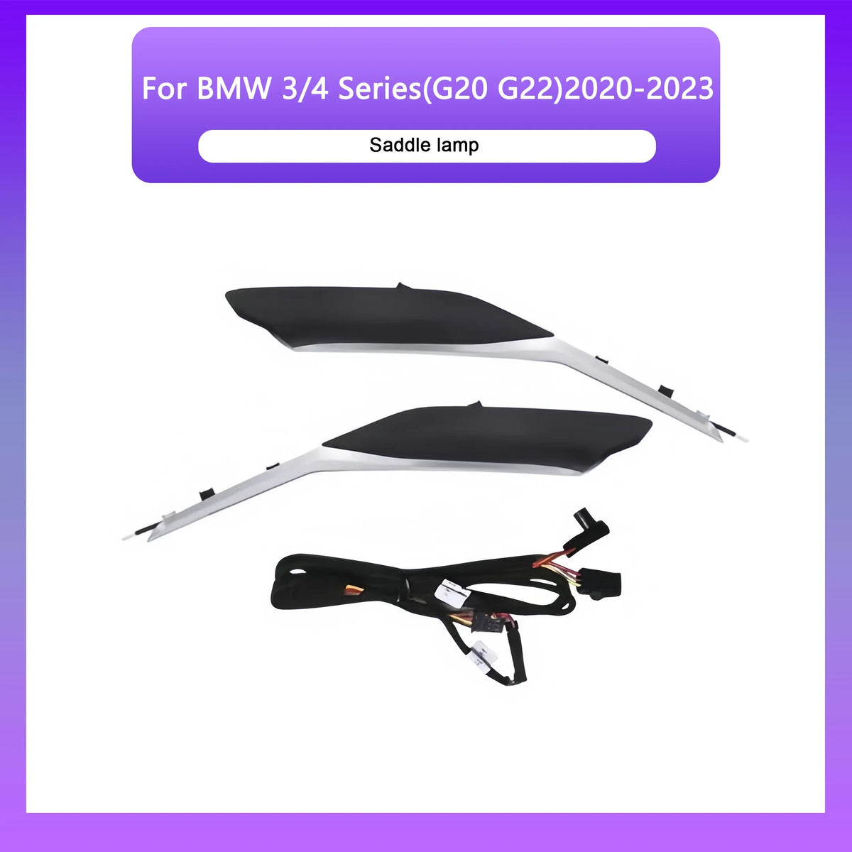 BMW 3 Series G20 / G80 & 4 Series G22 / G82 Center Console Saddle LED Ambient Light Kit 2020 - 2023 (11-Color)