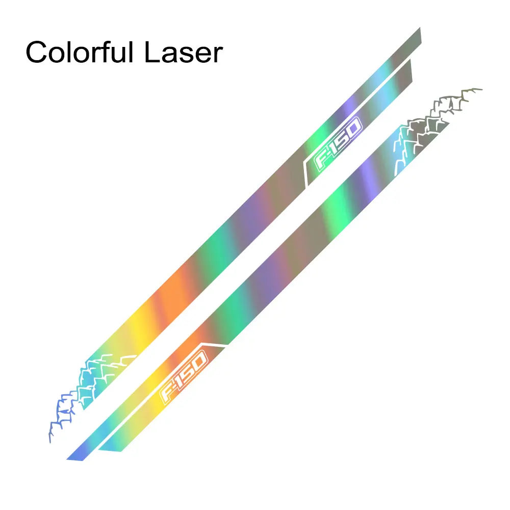 Mountain Stripe Door Side Decal for Ford F-150 Raptor | Full-Length Vinyl Tuning Cover