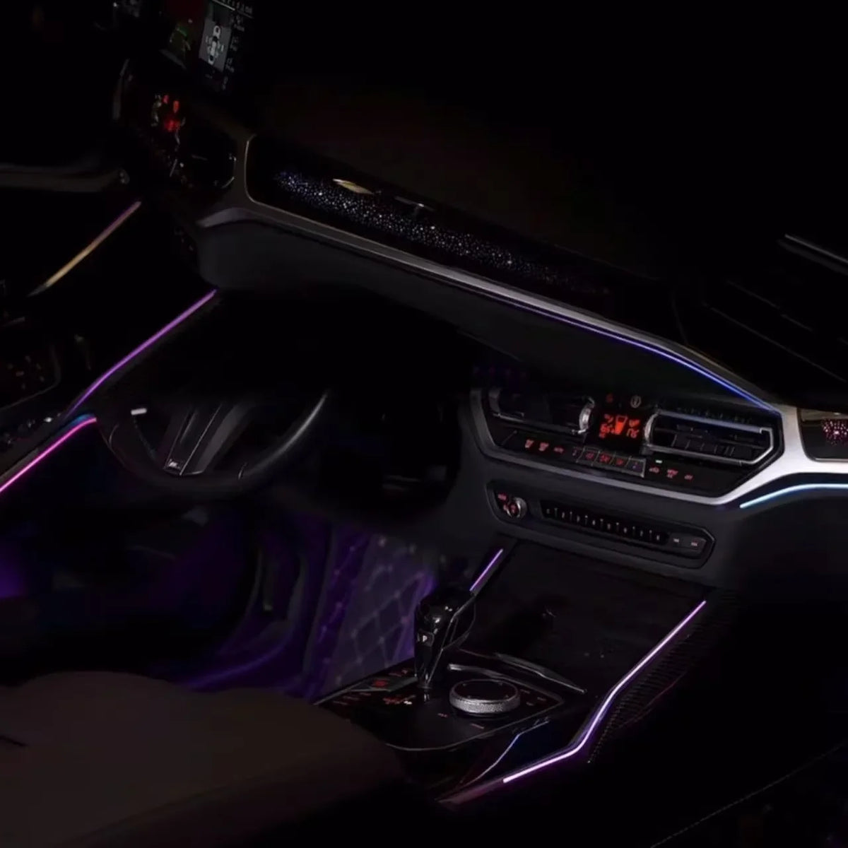 BMW 3 Series G20 / G80 RHD Interior 64-Color Dynamic LED Ambient Light Kit 2020 - 2024