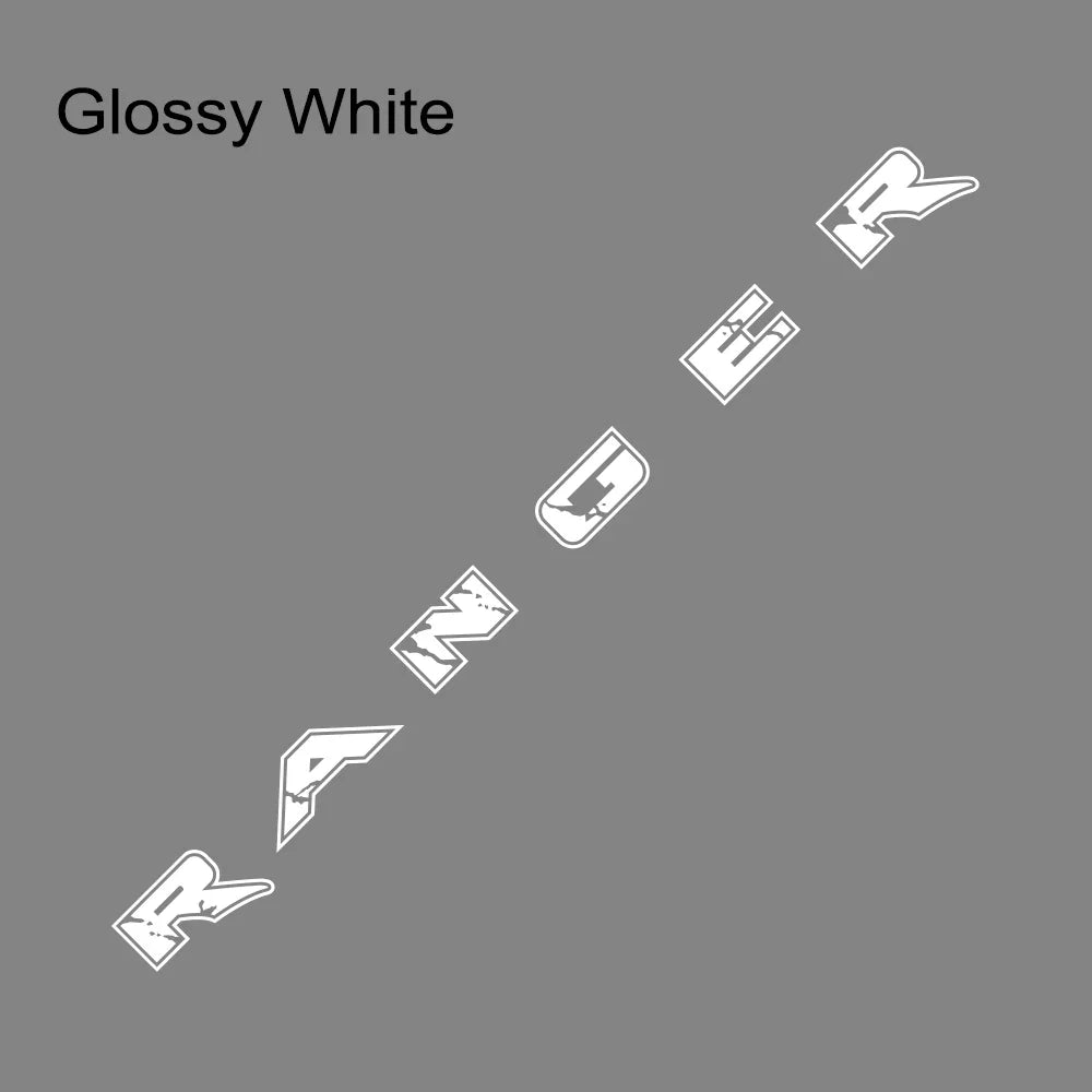 Tailgate Letter & Rear Tail Graphic Decal for Ford Ranger | Custom Vinyl Truck Sticker