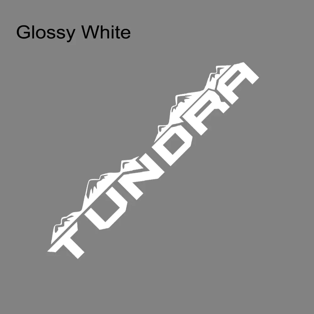 Mountain Tailgate & Rear Tail Decal for Toyota Tundra | Glossy Vinyl Truck Graphic