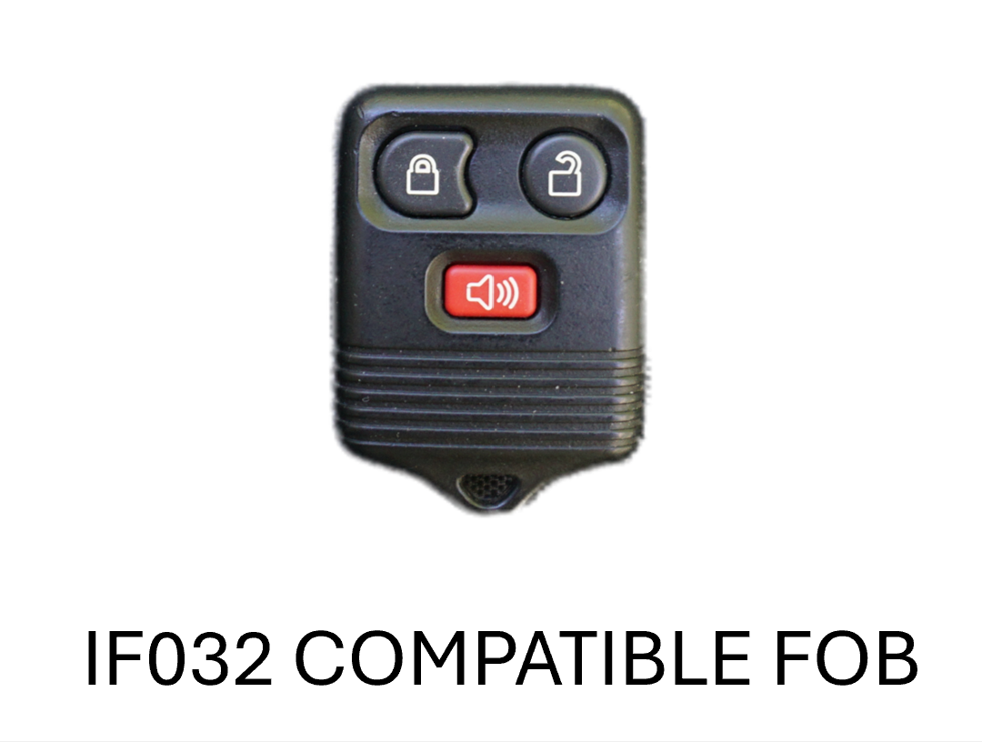 Injection Fob IF032 (Ford 3 Button) - GRAY