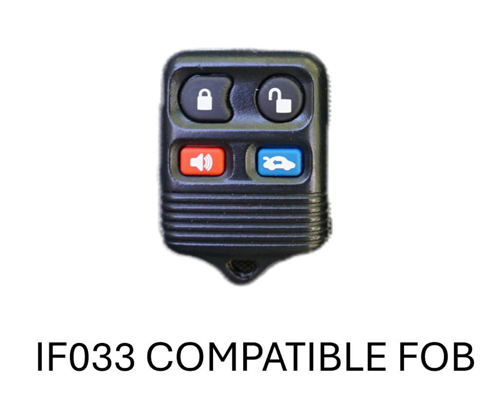 Injection Fob IF033 (Ford 4 Button) - BLUE
