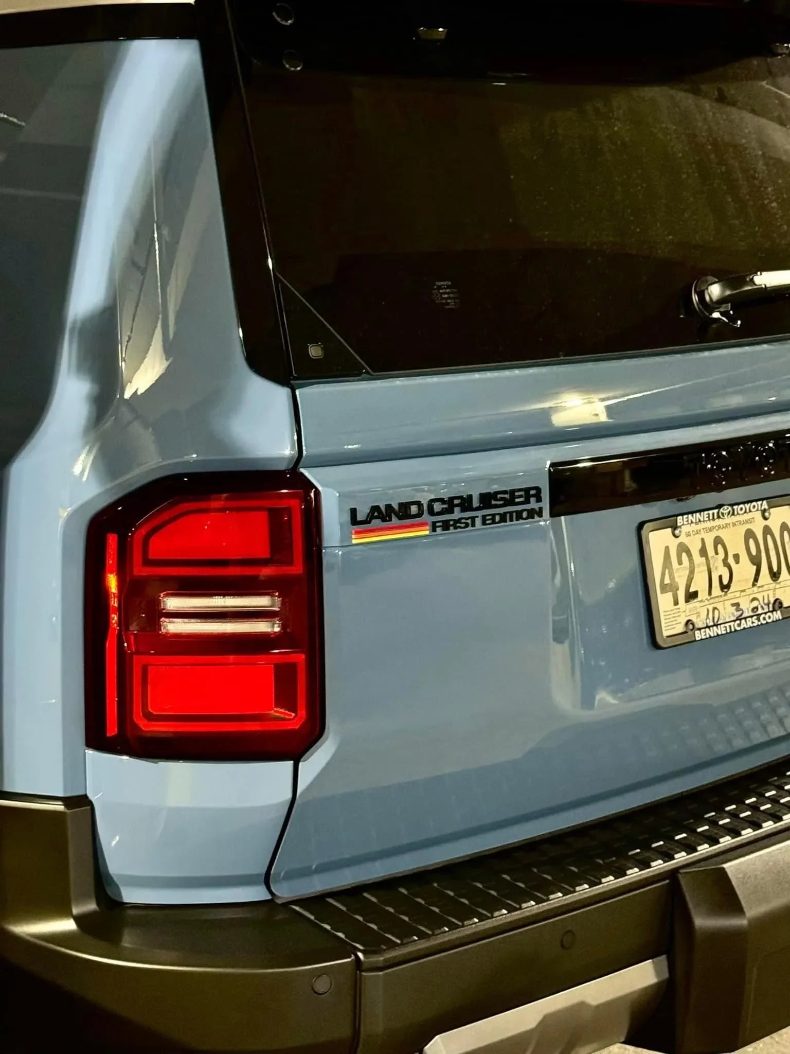 First Edition LC250 Acrylic Laser Series Tailgate Badge - 2024+ Land Cruiser