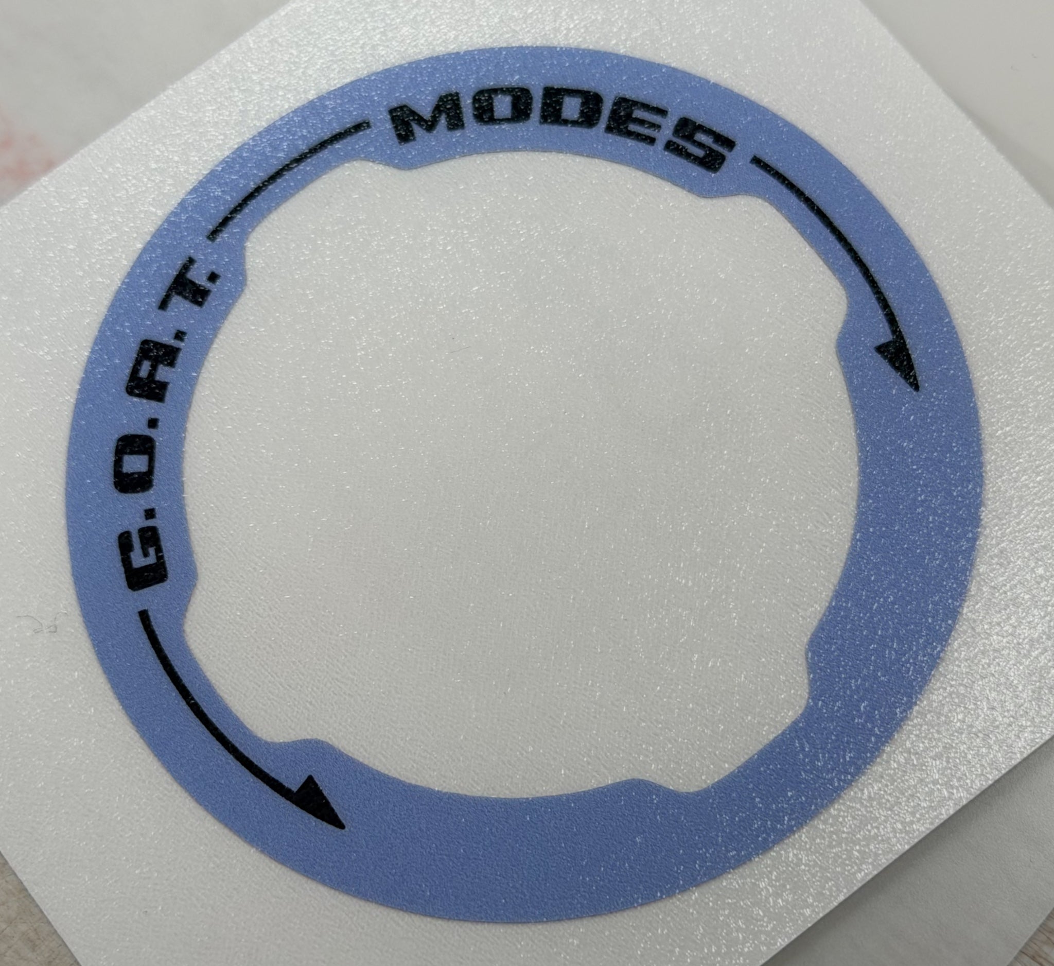 GOAT Mode Dial Ring Overlay V2 - 2021+ Bronco