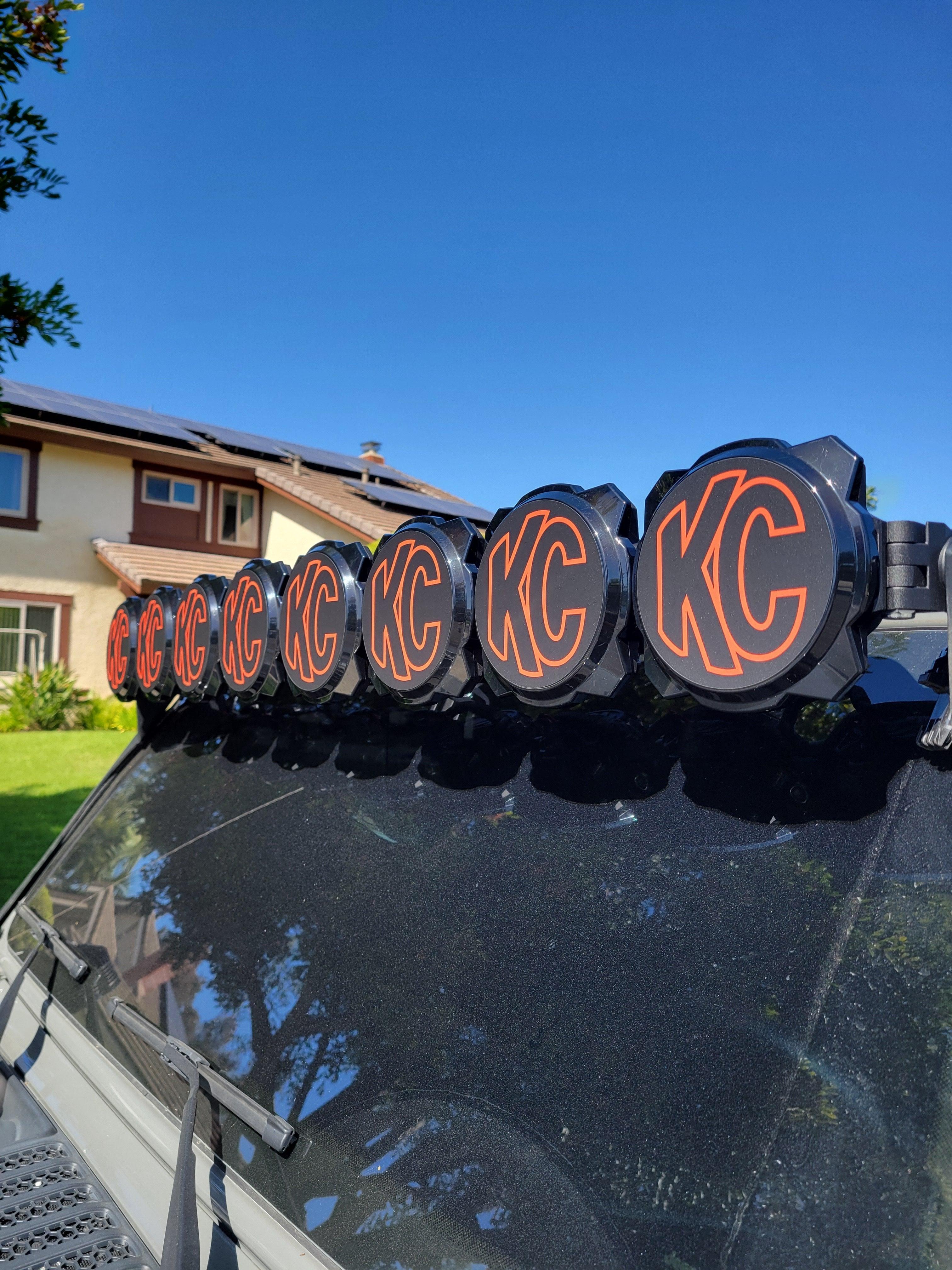 KC HiLITES Pro6 / Titan Gravity Light Cover Overlays - Universal