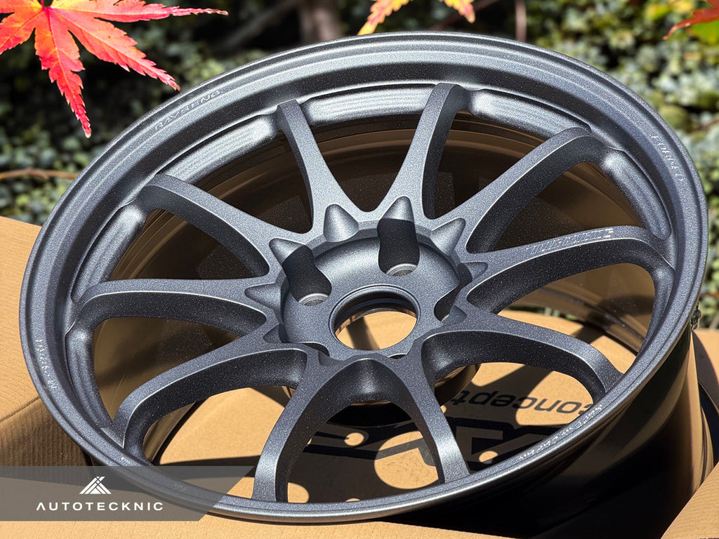 Volk Racing CE28N+ M-Spec 18x10 +40 5x120 Blast Gunmetal (Set of 4)