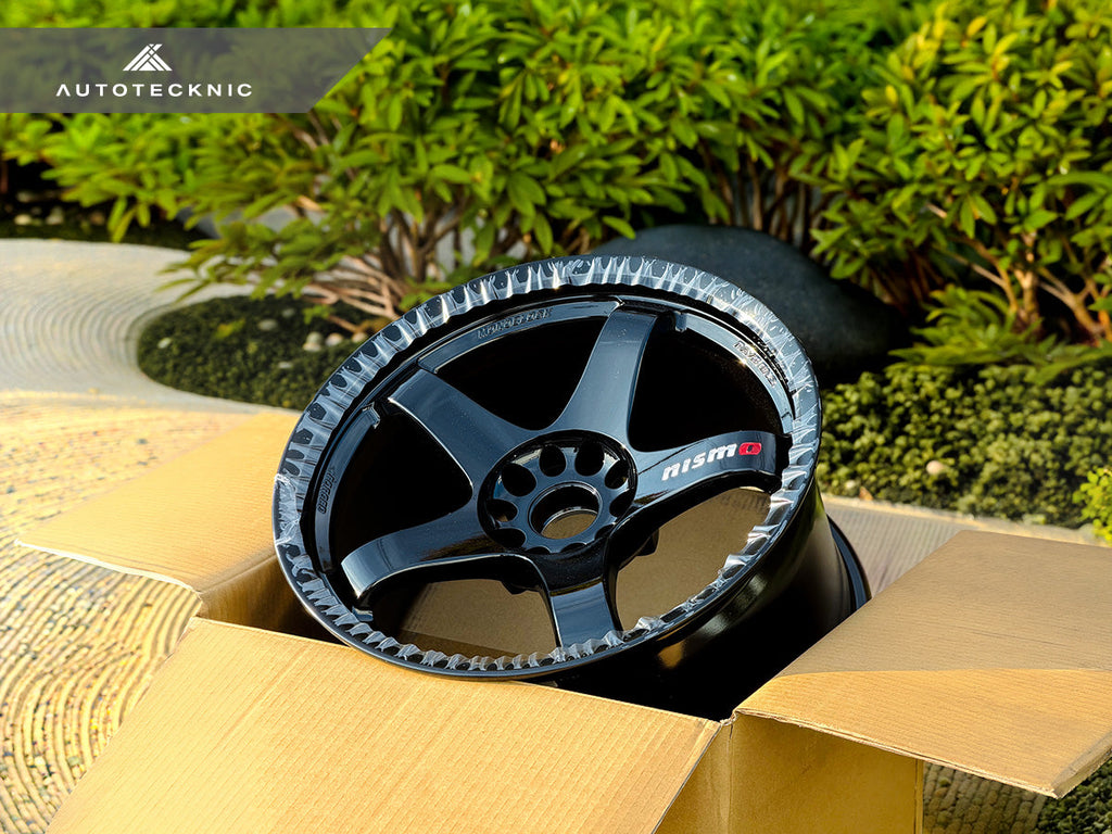 Nismo LMGT4 18x10.5 +15 5x114.3 Gloss Black Skyline GT-R R32 R33 R34 (Set of 4)