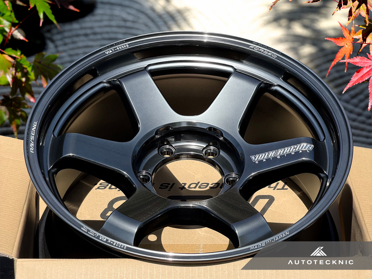 Volk Racing TE37 Ultra Large PCD M-Spec 18x9 +15 6x139.7 Shining Black Metal (Set of 4)