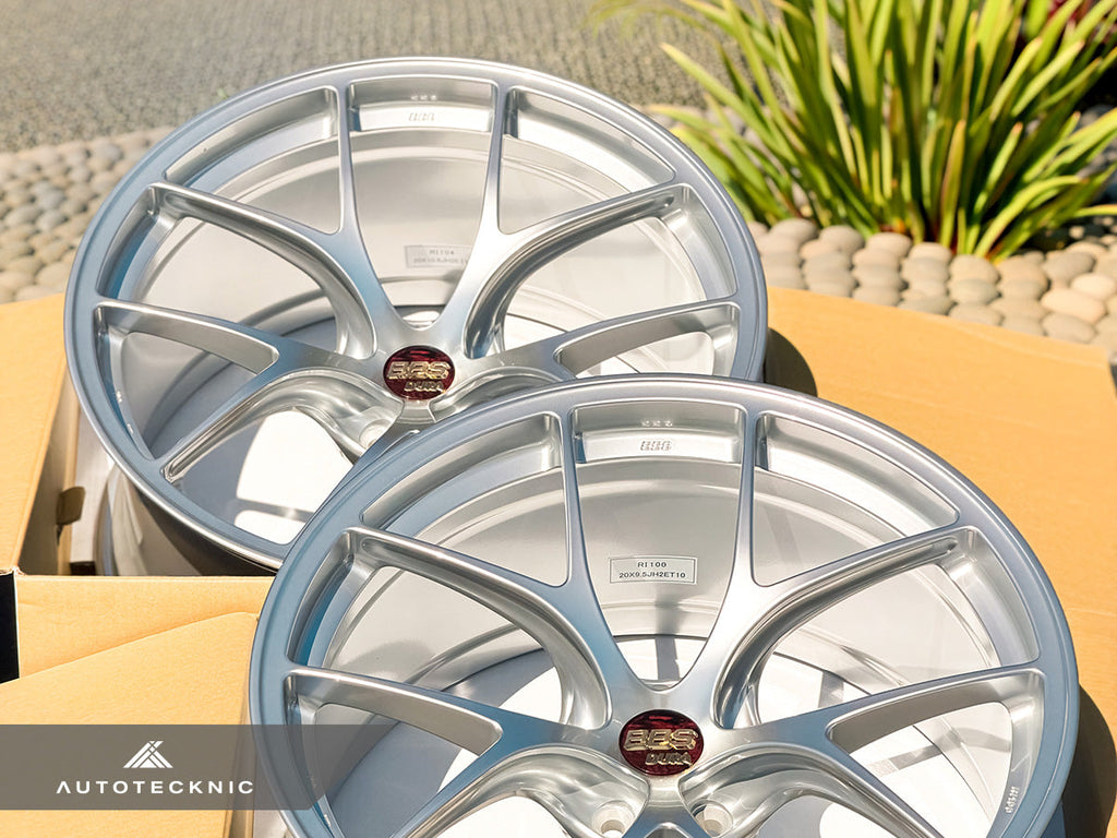 BBS RI-D 20x9.5 +10 / 20x10.5 +15 5x112 Diamond Silver (G8X M2/M3/M4, Set of 4)