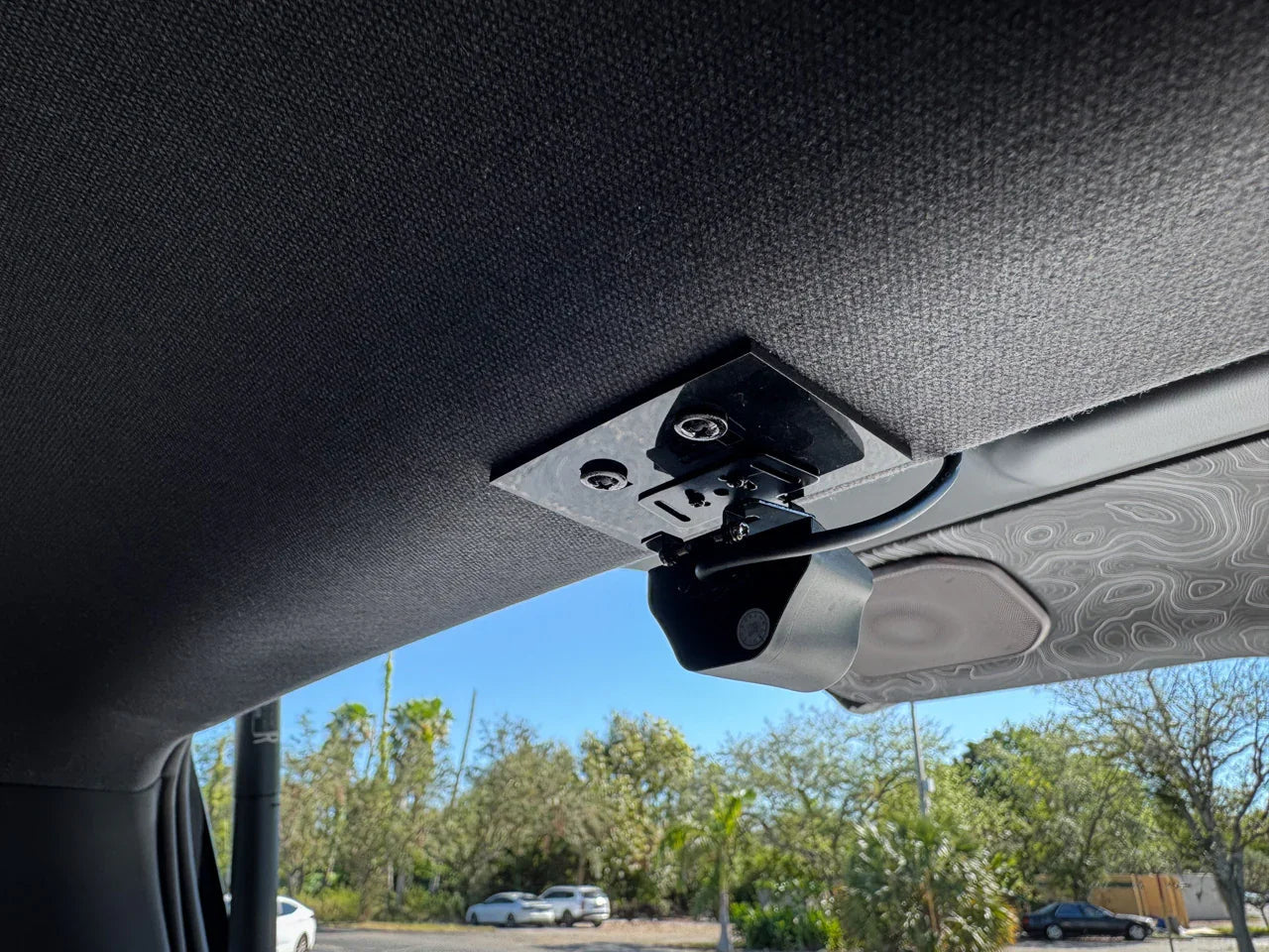 Custom Mounting Plate for Car DVR Rear Camera (Wolfbox, FitcamX, etc) - 2024+ Land Cruiser / GX 550 / 2025+ 4Runner