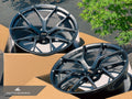 BBS FI-R 20x9 +35 / 20x11.5 +40 5x112 Diamond Black (Audi R8 / Huracan, Set of 4)